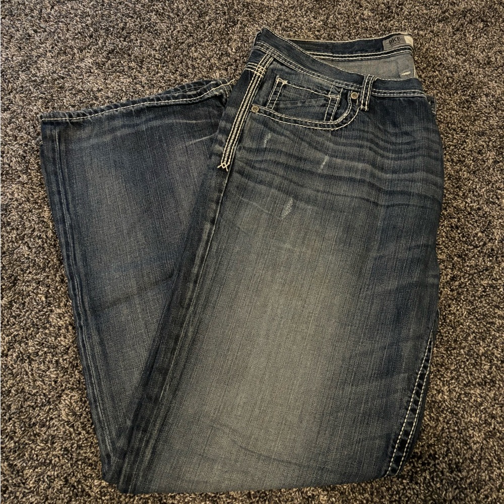 Men’s BKE Denim jeans - Tyler - Size 38 R - Buckle - Like new perfect condition!